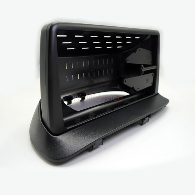 Рамка магнитолы 9.0" (цв.Черный) для MITSUBISHI Delica 1994-2007 Правый руль / верхнее крепление