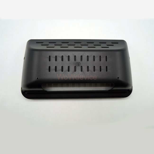 Рамка магнитолы 9.0" (цв.Черный) для MITSUBISHI Delica 1994-2007 Правый руль / верхнее крепление