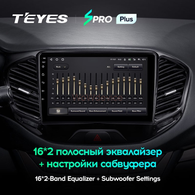 Штатная магнитола Teyes SPRO Plus 4/64 LADA Vesta Cross Sport (2015-2019)