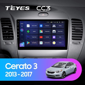 Штатная магнитола Teyes CC3L 4/32 Kia Cerato 3 YD (2013-2017) Тип-AB