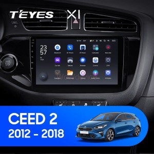 Штатная магнитола Teyes X1 4G 2/32 Kia Ceed 2 JD (2012-2018)