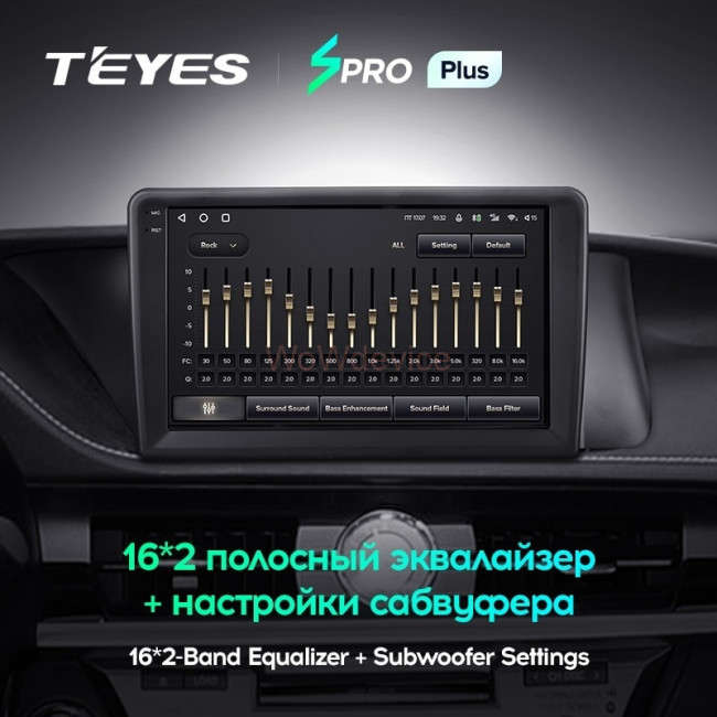 Штатная магнитола Teyes SPRO Plus 4/32 Lexus ES ES200 ES250 ES300h ES350 XV60 VI (2012-2018) Тип-С
