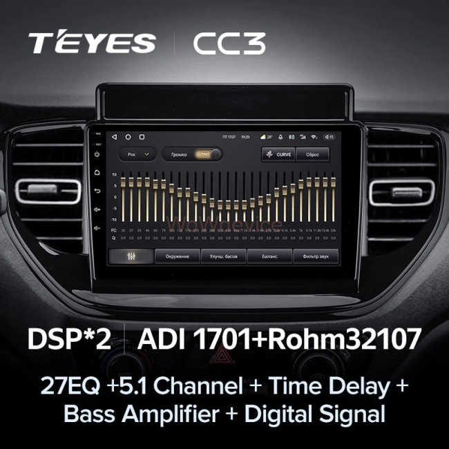 Штатная магнитола Teyes CC3 360 6/128 Hyundai Solaris 2 (2020-2021)