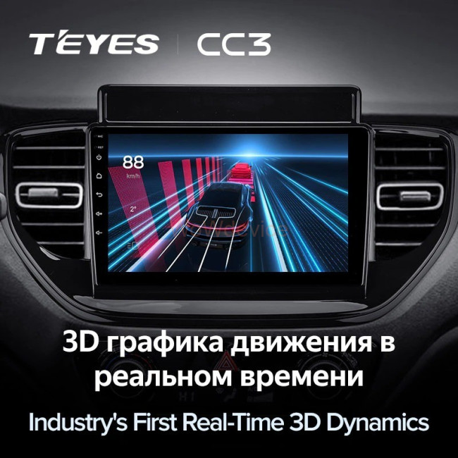 Штатная магнитола Teyes CC3 360 6/128 Hyundai Solaris 2 (2020-2021)