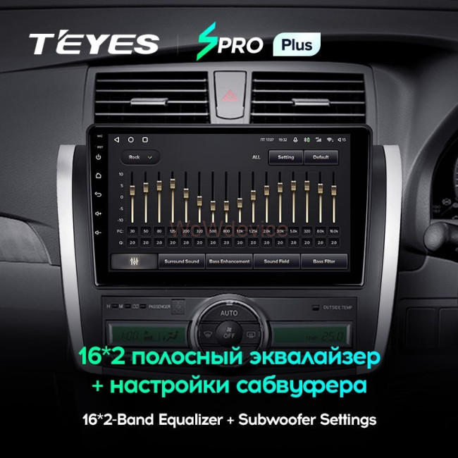 Штатная магнитола Teyes SPRO Plus 6/128 Toyota Allion T260 (2007-2020) Правый руль