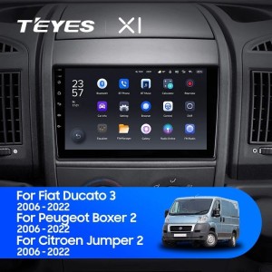 Штатная магнитола Teyes X1 4G 2/32 Citroen Jumper 2 (2006-2022)