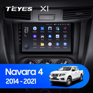 Штатная магнитола Teyes X1 4G 2/32 Nissan Navara D23 IV (2014-2021) Тип-В