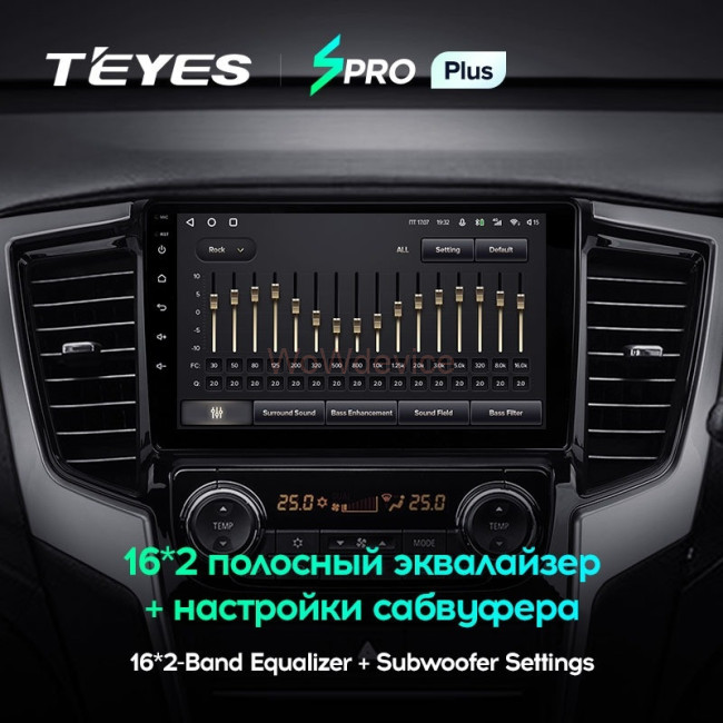 Штатная магнитола Teyes SPRO Plus 4/64 Mitsubishi L200 5 (2018-2020) F2 Правый руль