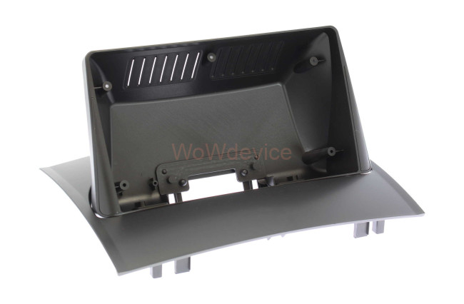 Рамка магнитолы 9.0" (цв.темно-серый) для RENAULT Megane 2002-2009