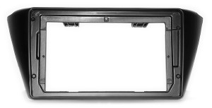 Рамка магнитолы 9.0" (цв.Черный) для SKODA Fabia (NJ) 2014+