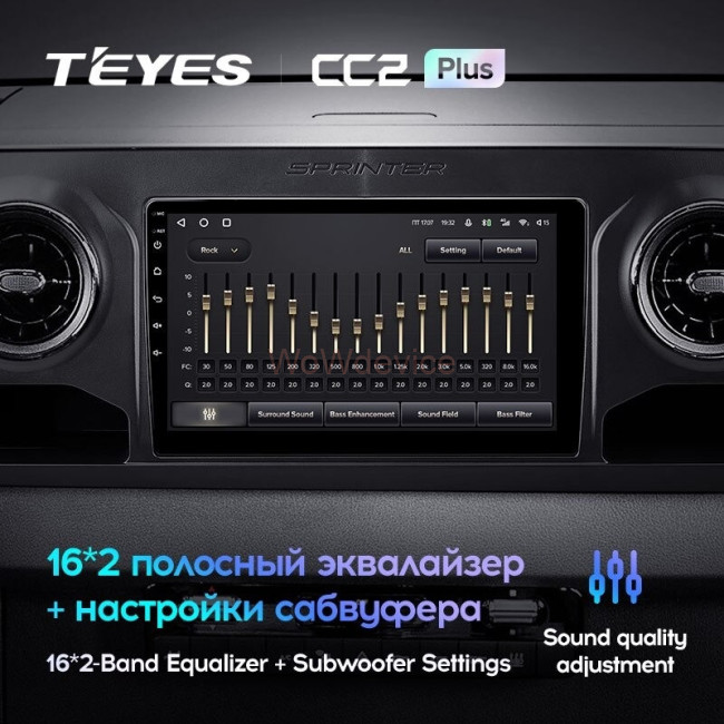 Штатная магнитола Teyes CC2L Plus 2/32 Mercedes-Benz Sprinter (2018-2022) Штатная магнитола Teyes CC2L Plus 2/32 Mercedes-Benz Sprinter (2018-2022)