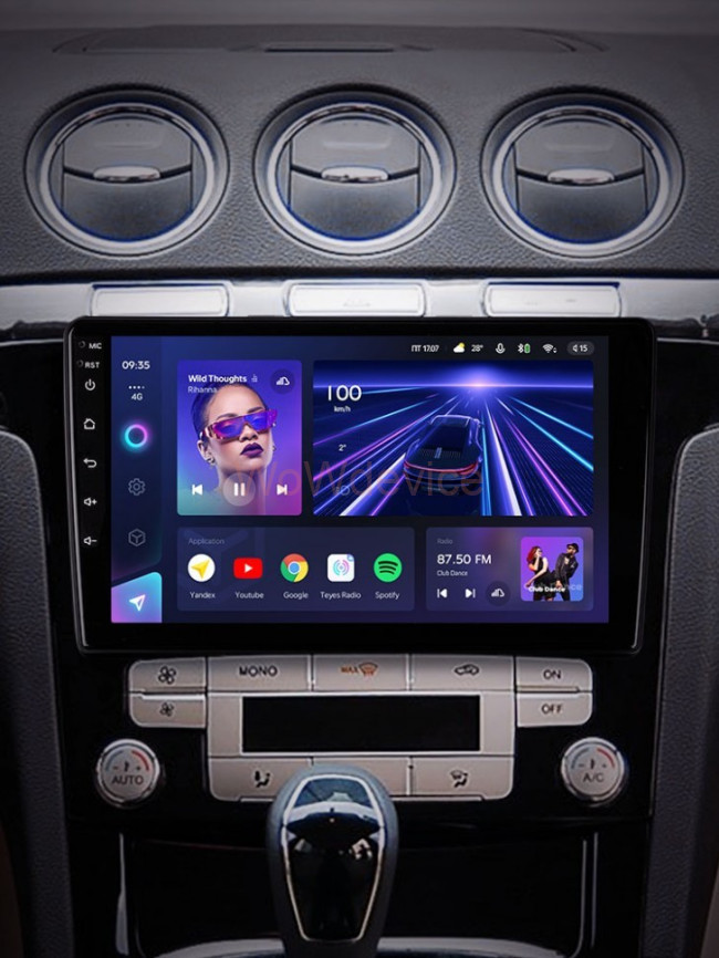 Штатная магнитола Teyes CC3 4/64 Ford S-MAX 1 (2006-2015)