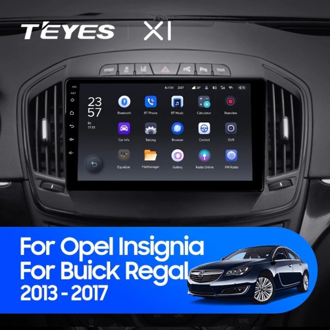Штатная магнитола Teyes X1 4G 2/32 Opel Insignia (2013-2017)