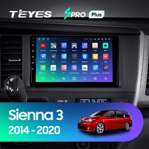 Штатная магнитола Teyes SPRO Plus 6/128 Toyota Sienna 3 XL30 (2014-2020)