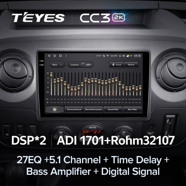 Штатная магнитола Teyes CC3 2K 4/32 Nissan NV400 (2010-2020) (F2)