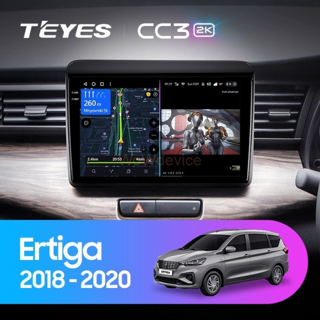 Штатная магнитола Teyes CC3 2K 4/64 Suzuki Ertiga (2018-2020) Штатная магнитола Teyes CC3 2K 4/64 Suzuki Ertiga (2018-2020)