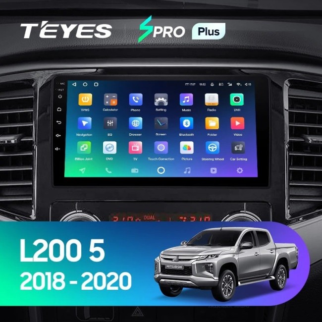 Штатная магнитола Teyes SPRO Plus 3/32 Mitsubishi L200 5 (2018-2020) F1