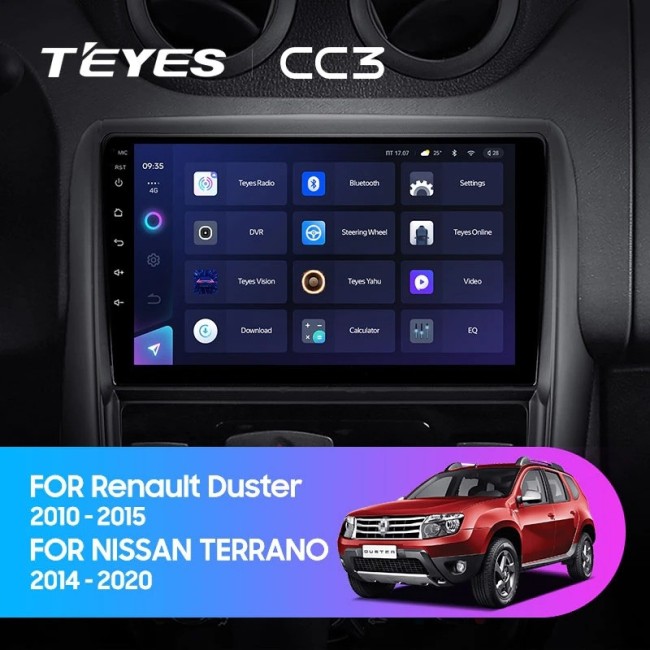 Штатная магнитола Teyes CC3 4/64 Nissan Terrano (2014-2020)