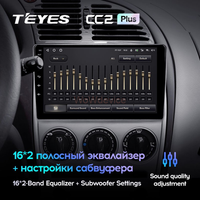 Штатная магнитола Teyes CC2L Plus 1/16 Citroen C-Elysee (2008-2013)
