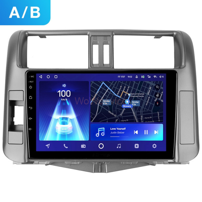 Установочный комплект Teyes для Toyota Land Cruiser Prado 150 (2009-2013) F1 Тип-А бронза