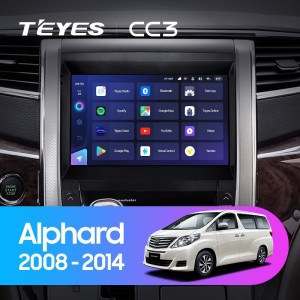 Штатная магнитола Teyes CC3 6/128 Toyota Alphard H20 (2008-2014)