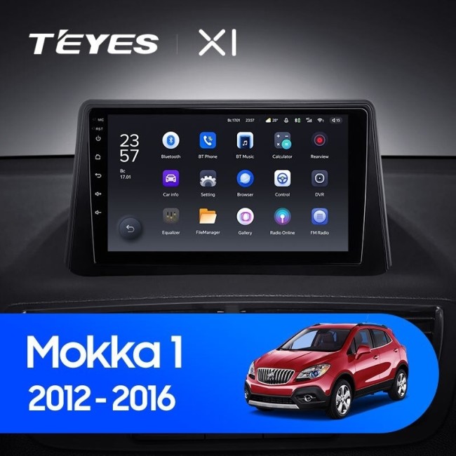 Штатная магнитола Teyes X1 4G 2/32 Opel Mokka 1 (2012-2016)
