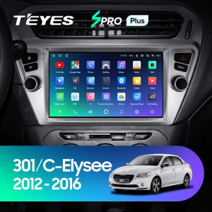 Штатная магнитола Teyes SPRO Plus 3/32 Peugeot 301 Тип B