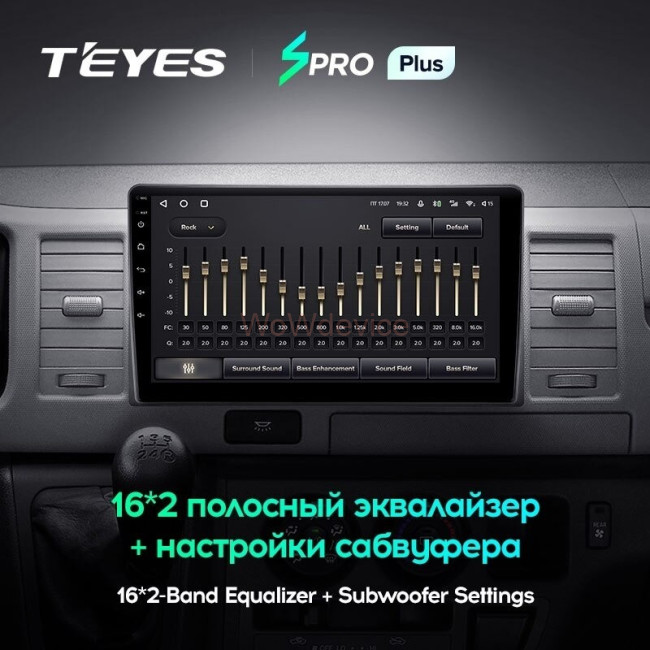 Штатная магнитола Teyes SPRO Plus 3/32 Toyota Hiace XH10 H200 (2004-2021)
