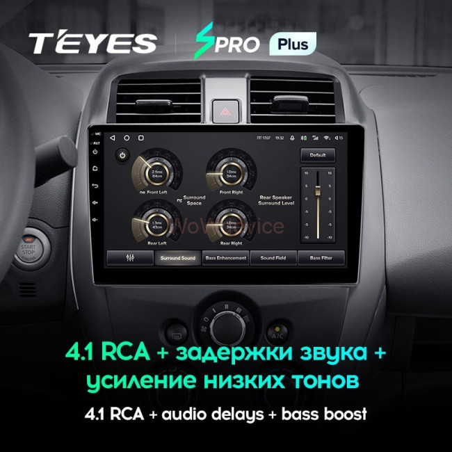Штатная магнитола Teyes SPRO Plus 6/128 Nissan Sunny (2014-2016)
