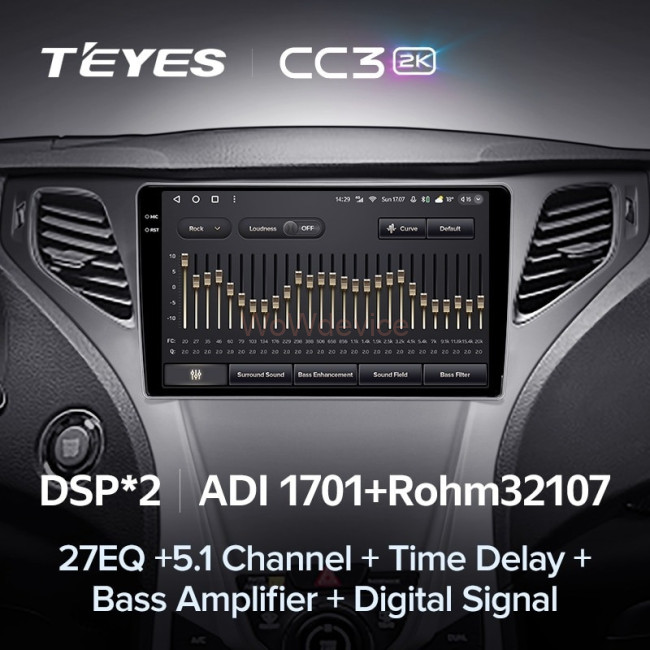 Штатная магнитола Teyes CC3 2K 4/64 Hyundai Azera 2 (2011-2014) Штатная магнитола Teyes CC3 2K 4/64 Hyundai Azera 2 (2011-2014)