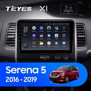 Штатная магнитола Teyes X1 4G 2/32 Nissan Serena 5 C27 (2016-2019) F2 правый руль
