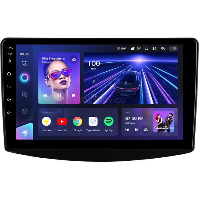 Штатная магнитола Teyes CC3 6/128 Mitsubishi Grandis 1 (2003-2010) F1