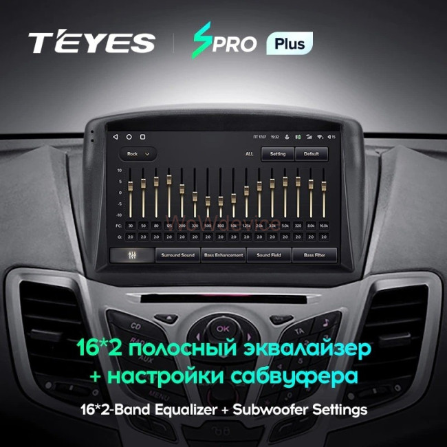 Штатная магнитола Teyes SPRO Plus 6/128 Ford Fiesta Mk 6 (2008-2019) F2 Тип-А
