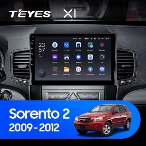 Штатная магнитола Teyes X1 4G 2/32 Kia Sorento 2 XM (2009-2012) Тип-B