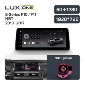 Штатная магнитола Teyes LUX ONE 6/128 BMW 5-Series F10 F11 (NBT) (2013-2017)