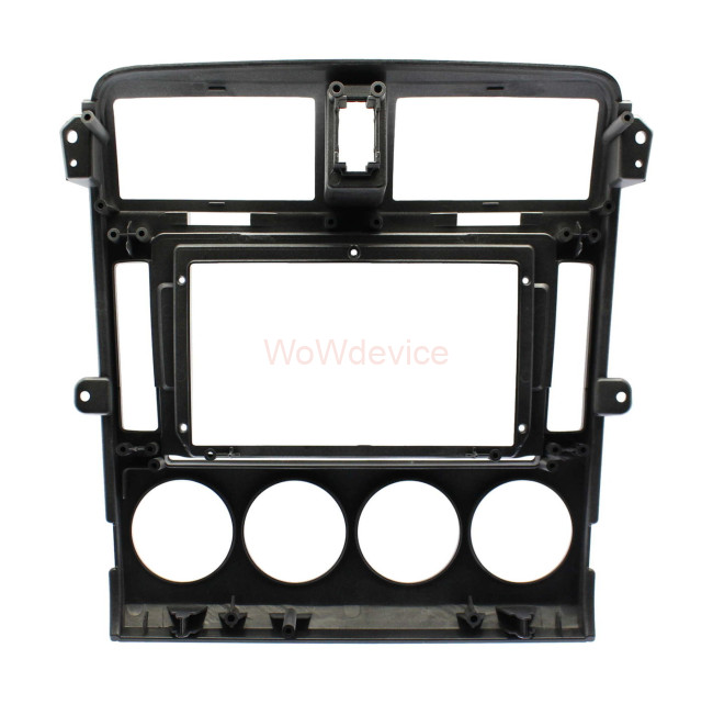 Рамка магнитолы 9.0" (цв.Серебро) для KIA Carnival 2002-2006 Рамка магнитолы 9.0" (цв.Серебро) для KIA Carnival 2002-2006