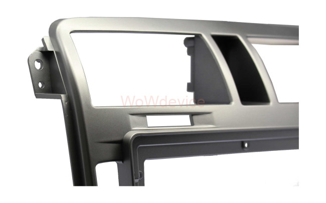 Рамка магнитолы 9.0" (цв.Серебро) для KIA Carnival 2002-2006 Рамка магнитолы 9.0" (цв.Серебро) для KIA Carnival 2002-2006