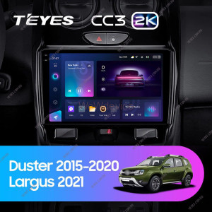 Штатная магнитола Teyes CC3 2K 360 6/128 Renault Duster (2015-2020)