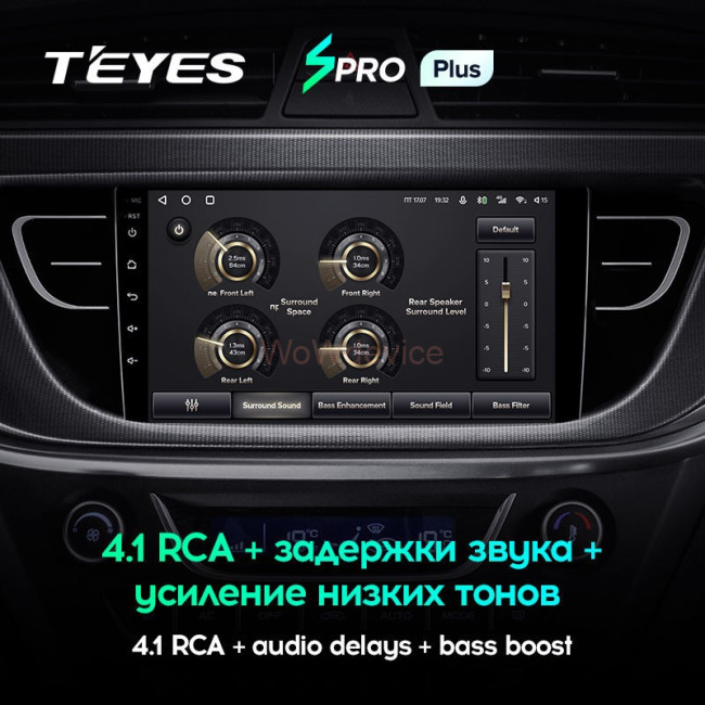 Штатная магнитола Teyes SPRO Plus 4/64 Geely Atlas NL-3 (2016-2020)