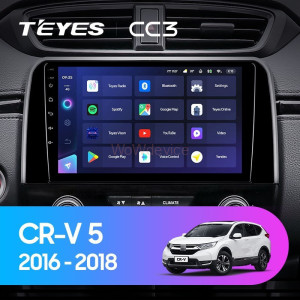 Штатная магнитола Teyes CC3L 4/32 Honda CR-V 5 RT RW (2016-2018)