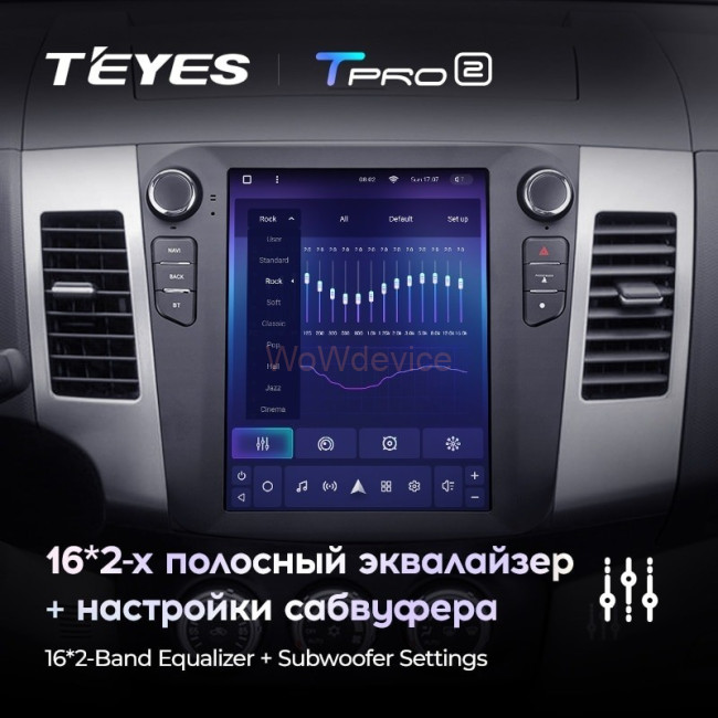 Штатная магнитола Tesla style Teyes TPRO 2 4/64 Peugeot 4007 (2007-2012) Тип-А