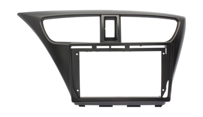 Рамка магнитолы 9.0" (цв.Черный) для HONDA Civic Hatchback 2012-2017 Левый руль