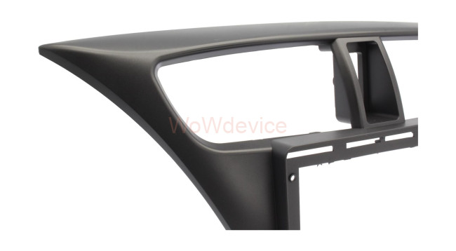 Рамка магнитолы 9.0" (цв.Черный) для HONDA Civic Hatchback 2012-2017 Левый руль