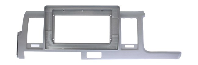 Рамка магнитолы 10.2" (цв.Серый) для TOYOTA Hiace 2010-2018 Правый руль