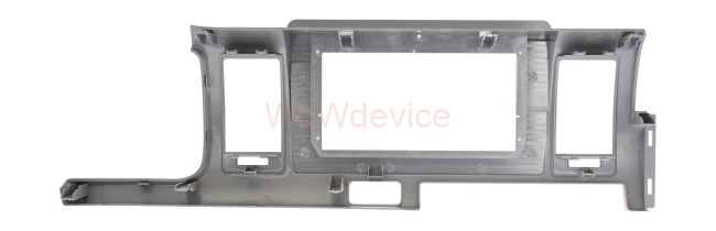Рамка магнитолы 10.2" (цв.Серый) для TOYOTA Hiace 2010-2018 Правый руль