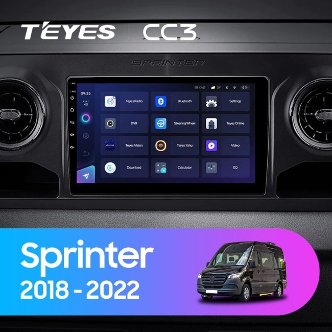 Штатная магнитола Teyes CC3 3/32 Mercedes-Benz Sprinter (2018-2022)