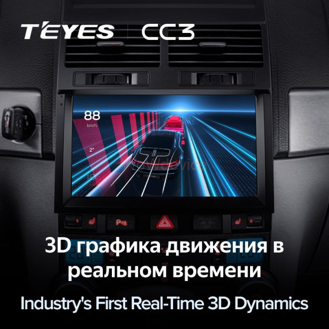 Штатная магнитола Teyes CC3 4/64 Volkswagen Touareg GP (2002-2010) F1