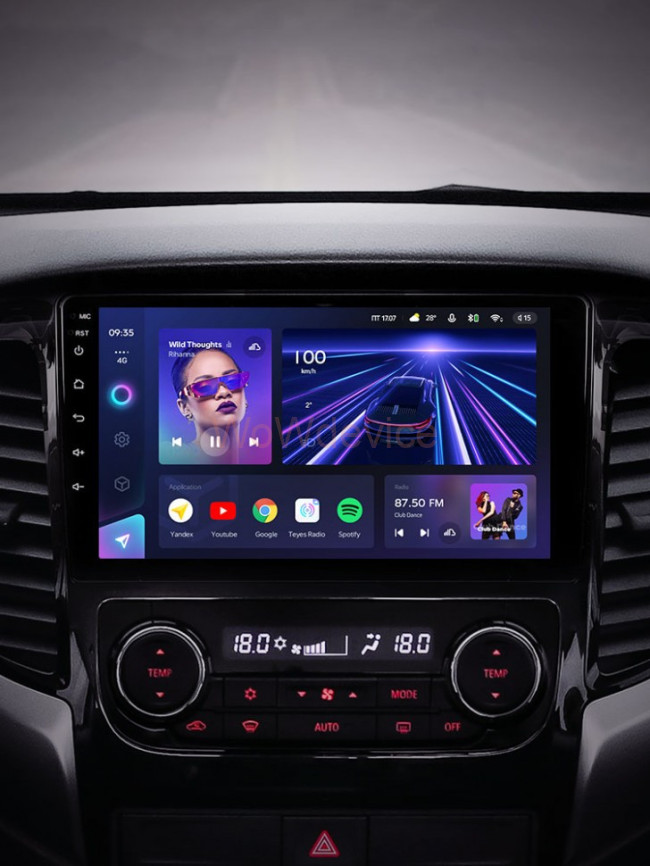 Штатная магнитола Teyes CC3 6/128 Mitsubishi L200 5 (2015-2019) климат контроль F2 Штатная магнитола Teyes CC3 6/128 Mitsubishi L200 5 (2015-2019) климат контроль F2