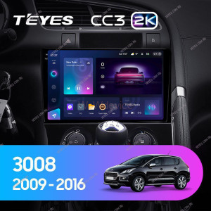 Штатная магнитола Teyes CC3 2K 360 6/128 Peugeot 3008 1 (2009-2016) F2