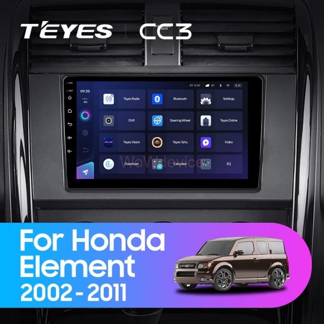 Штатная магнитола Teyes CC3L 4/32 Honda Element YH (2002-2011) Штатная магнитола Teyes CC3L 4/32 Honda Element YH (2002-2011)